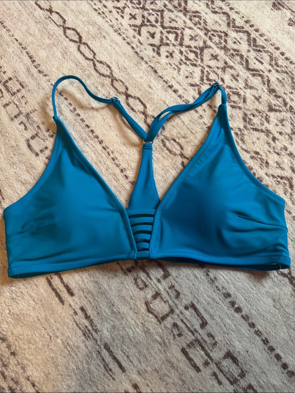 Blue Swim Suit Top